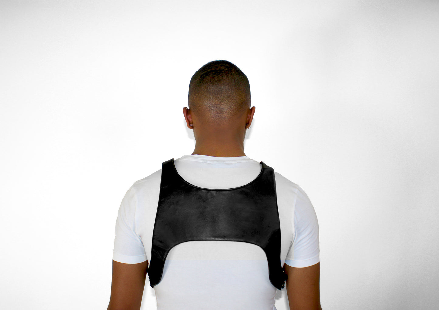 Black Leather Body Harness