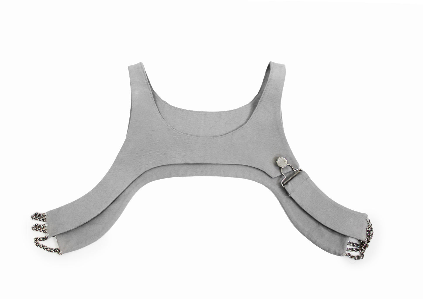 Grey Denim Body Harness